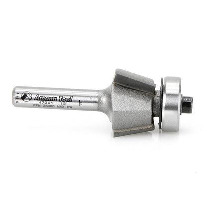 Amana Tool - 47301 - BEVEL TRIM 15 DEGREE 3 FLUTE.