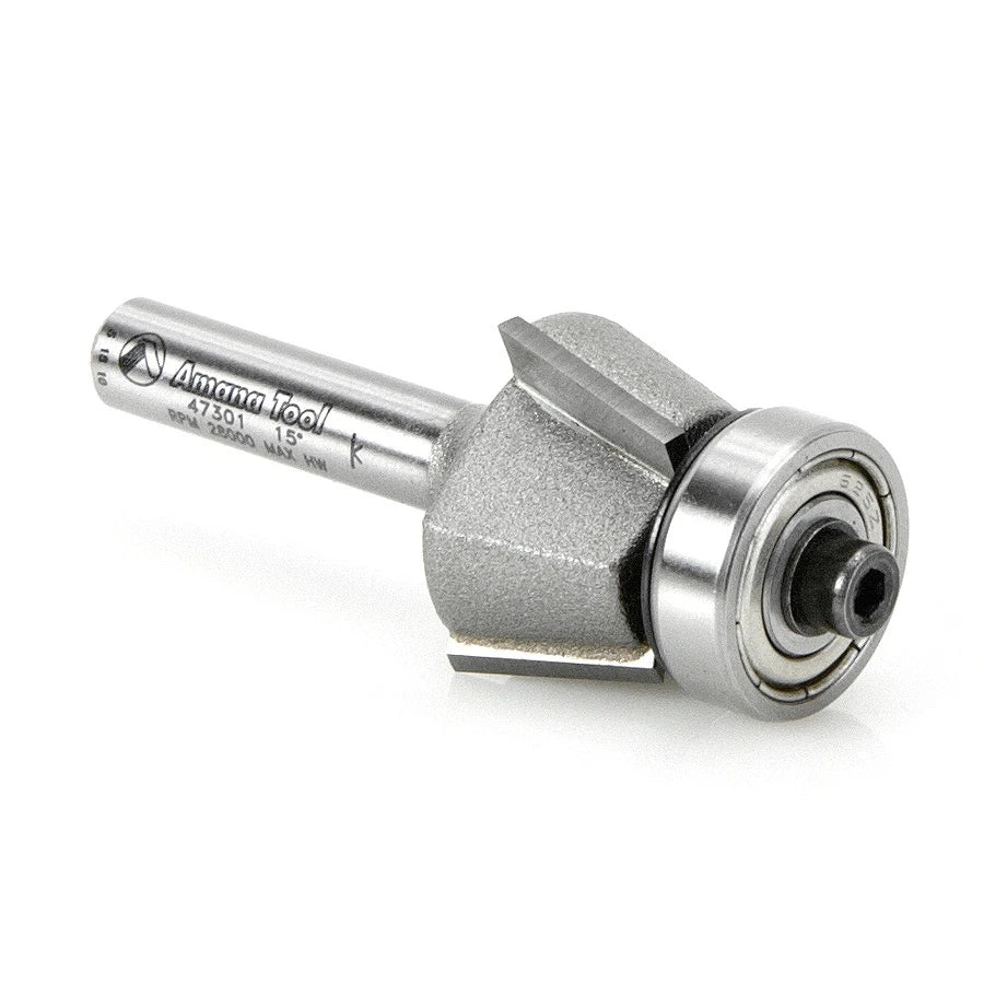 Amana Tool - 47301 - BEVEL TRIM 15 DEGREE 3 FLUTE.