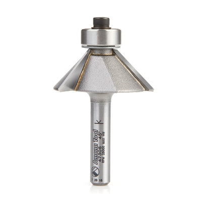 Amana Tool - 47306 - 3FL 45D CHAMFER 1/4" SHANK