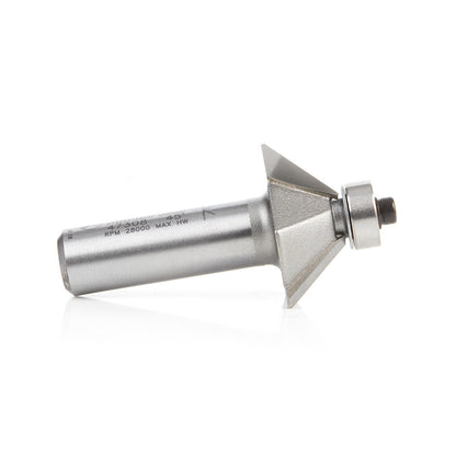 Amana Tool - 47308 - 3FL 45D CHAMFER 1/2" SHANK