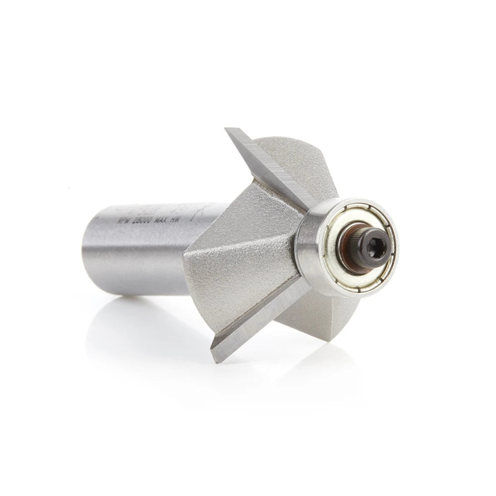 Amana Tool - 47308 - 3FL 45D CHAMFER 1/2" SHANK