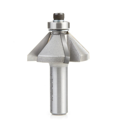 Amana Tool - 47309 - 4FL 45D CHAMFER 1/2" SHANK