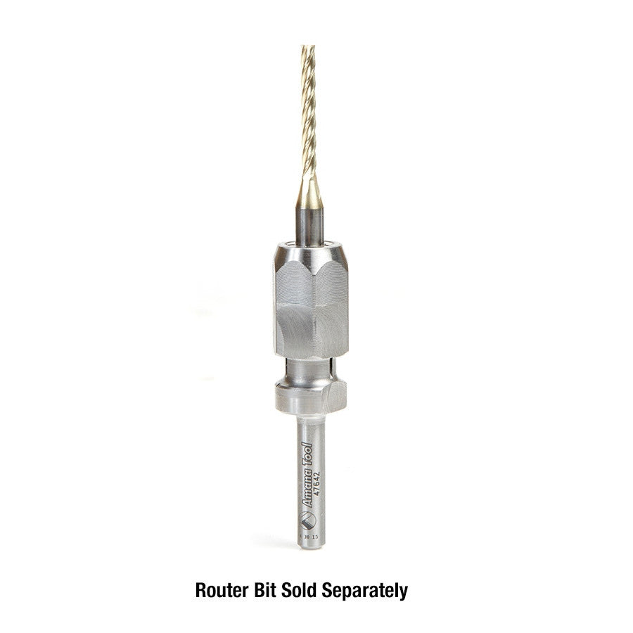 Amana Tool - 47642 - CNC EXTENSION 1/4 ID X 1/4 SHK