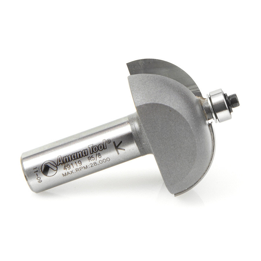 Amana Tool - 49119 - COVE BIT 5/8 RAD 1/2 SHANK