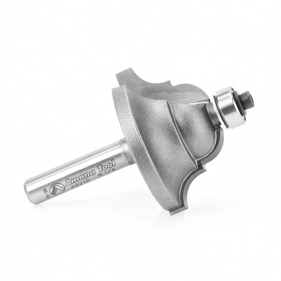 Amana Tool - 49212 - DOUBLE OGEE  1/4 RAD 1/4 SHANK