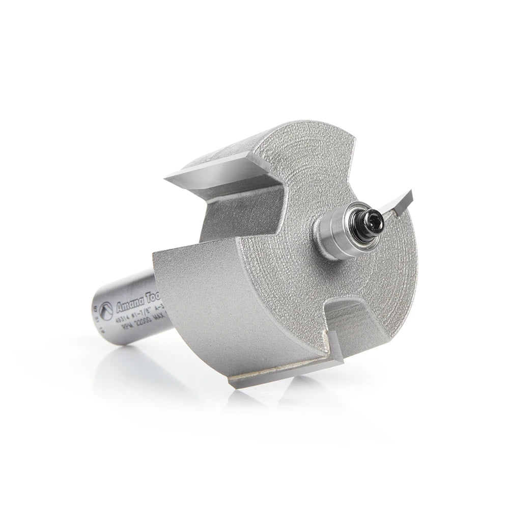 Amana Tool - 49314 - RABBETTING 3FL 1-7/8"Dx1/2SHAK