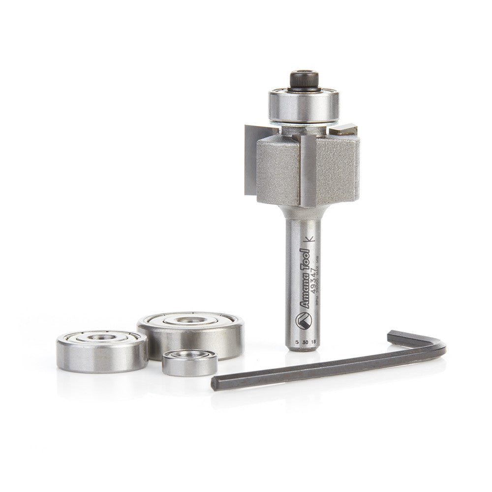 Amana Tool - 49347 - MUL-RABBET 3FL 7/8D 1/4SHK SET