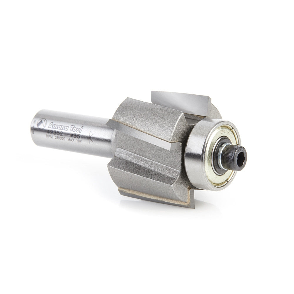 Amana Tool - 49352 - RABBETT 4FL 1-3/8D 1/2SHK SET