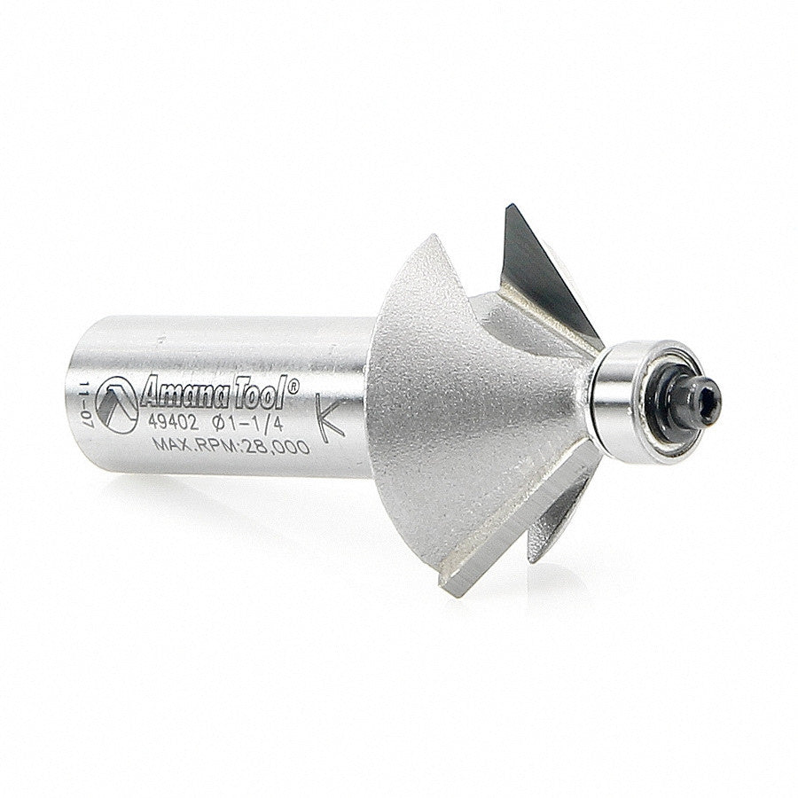 Amana Tool - 49402 - 45 DEGREE CHAMFER 1/2 SHANK