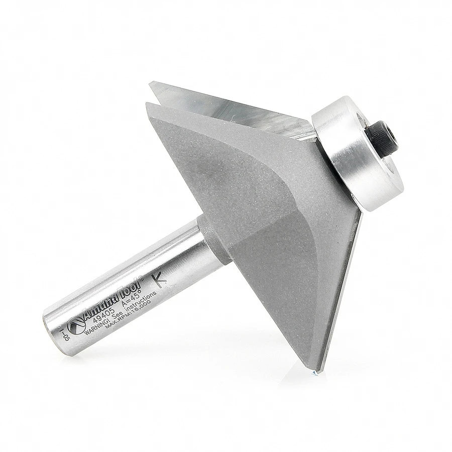 Amana Tool - 49405 - 45 DEGREE CHAMFER 1/2 SHANK