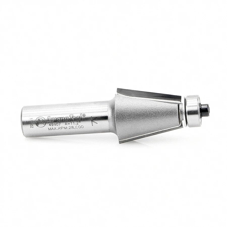 Amana Tool - 49407 - 11-1/4 DEGREE CHAMFER 1/2 SHNK