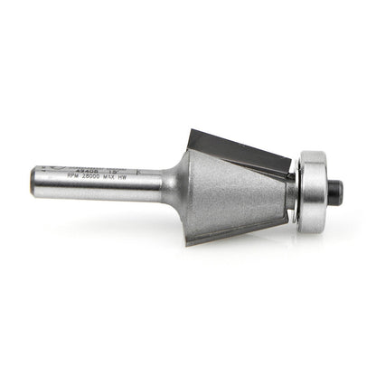 Amana Tool - 49408 - 15 DEGREE CHAMFER 1/4 SHANK