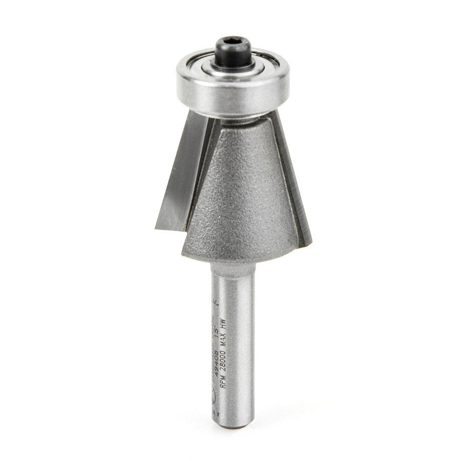 Amana Tool - 49408 - 15 DEGREE CHAMFER 1/4 SHANK