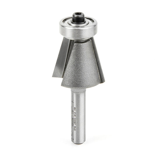 Amana Tool - 49408 - 15 DEGREE CHAMFER 1/4 SHANK