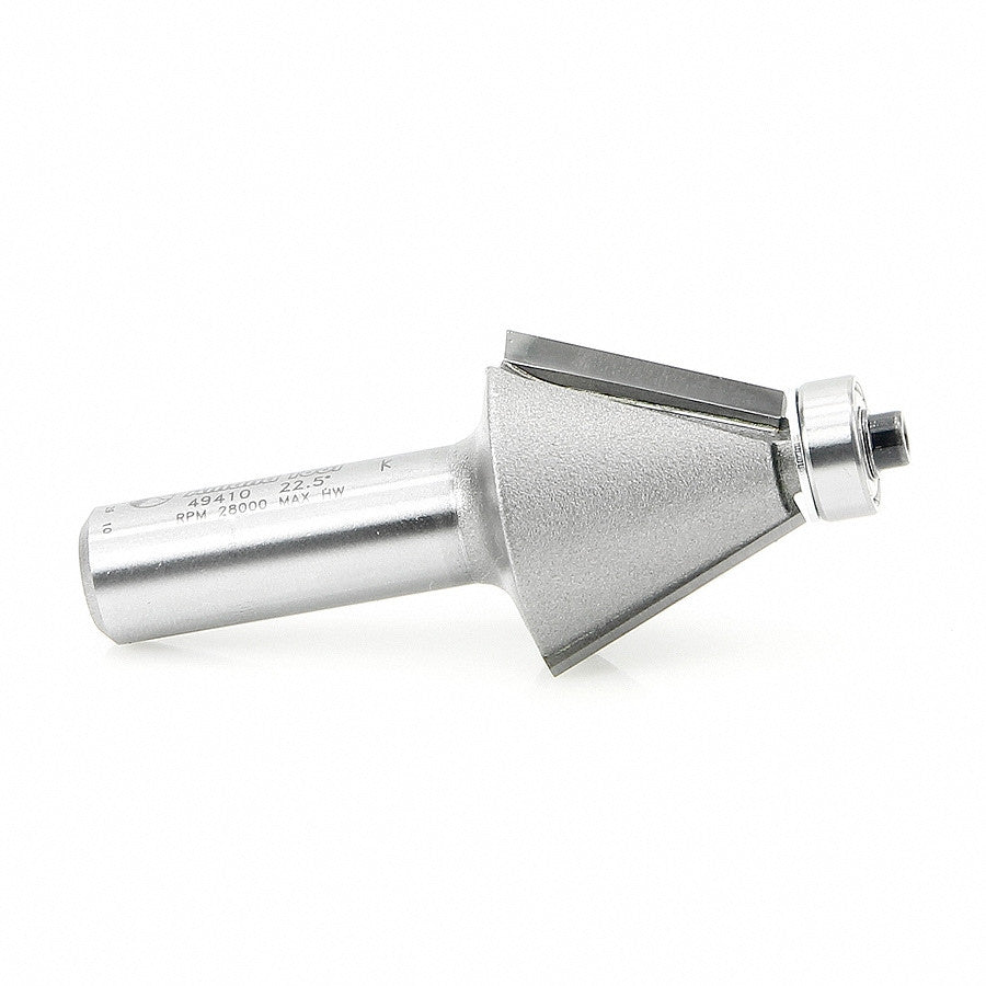Amana Tool - 49410 - 22-1/2 DEGREE CHAMFER 1/2 SHK