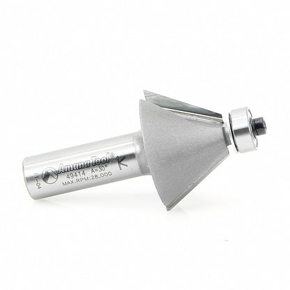 Amana Tool - 49414 - 30 DEGREE CHAMFER 1/2 SHANK