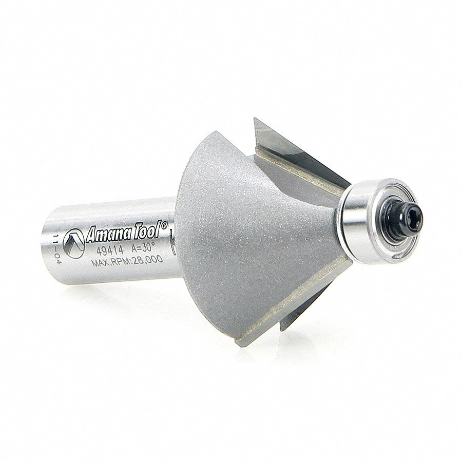 Amana Tool - 49414 - 30 DEGREE CHAMFER 1/2 SHANK