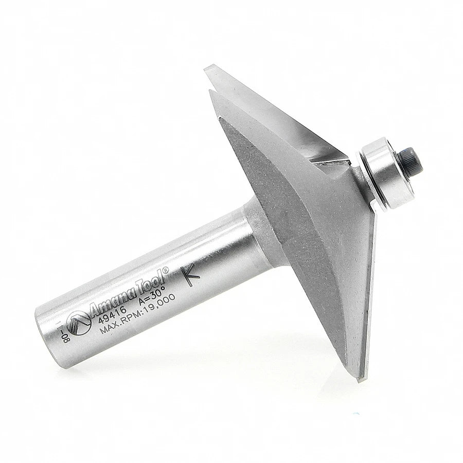 Amana Tool - 49416 - 60 DEGREE CHAMFER BIT 1/2 SHNK