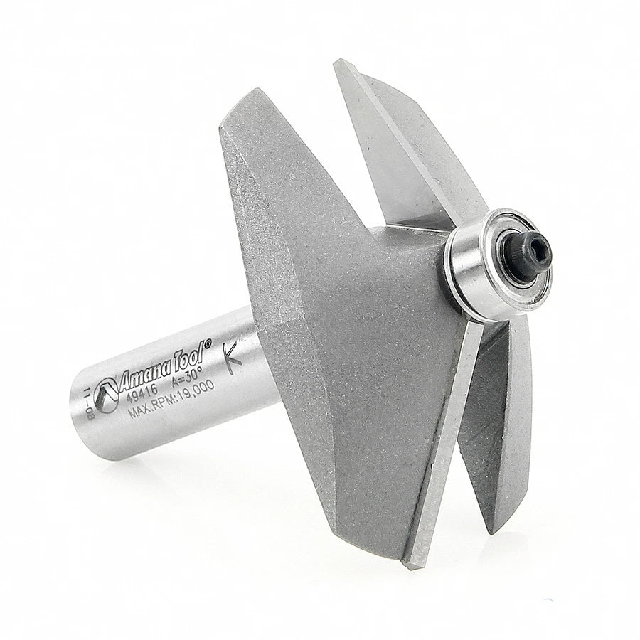 Amana Tool - 49416 - 60 DEGREE CHAMFER BIT 1/2 SHNK