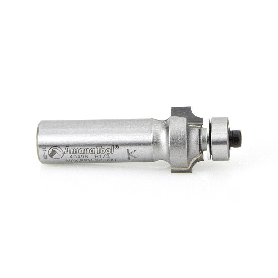 Amana Tool - 49498 - CORNER ROUND 1/8 RAD 1/2 SHK
