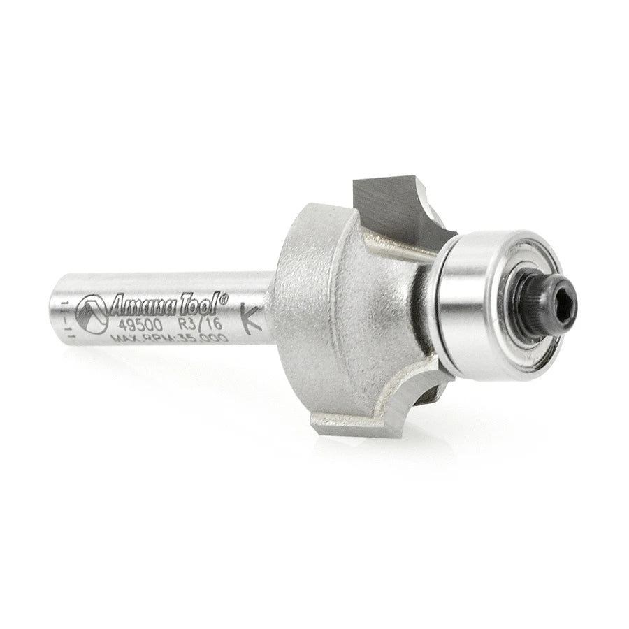 Amana Tool - 49500 - CORNER ROUND 3/16 RAD 1/4 SHK