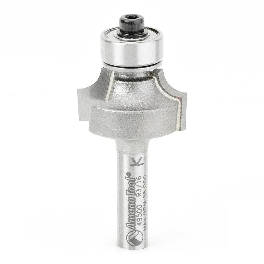 Amana Tool - 49500 - CORNER ROUND 3/16 RAD 1/4 SHK