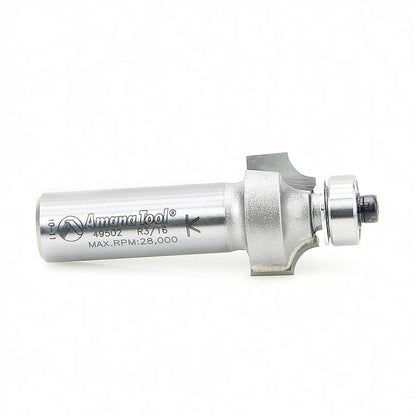 Amana Tool - 49502 - CORNER ROUND 3/16 RAD 1/2 SHK