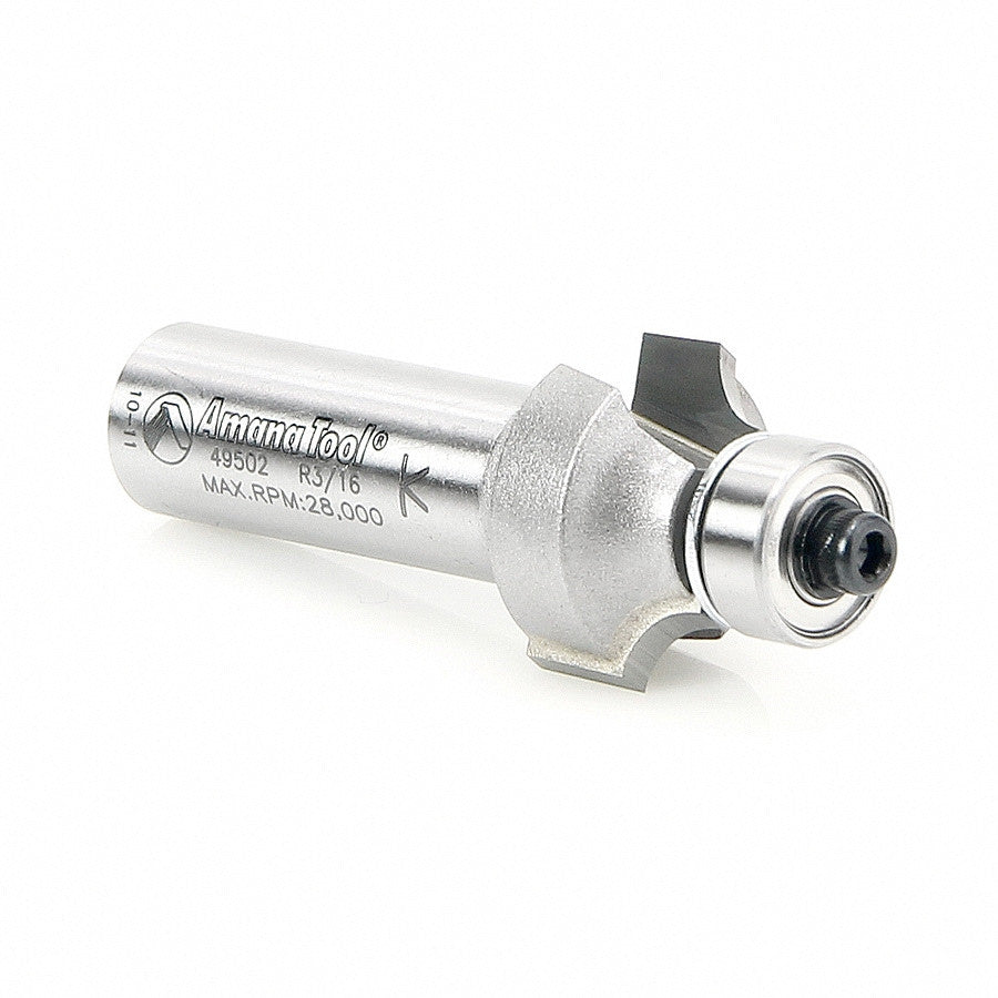 Amana Tool - 49502 - CORNER ROUND 3/16 RAD 1/2 SHK