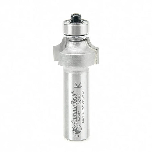 Amana Tool - 49502 - CORNER ROUND 3/16 RAD 1/2 SHK