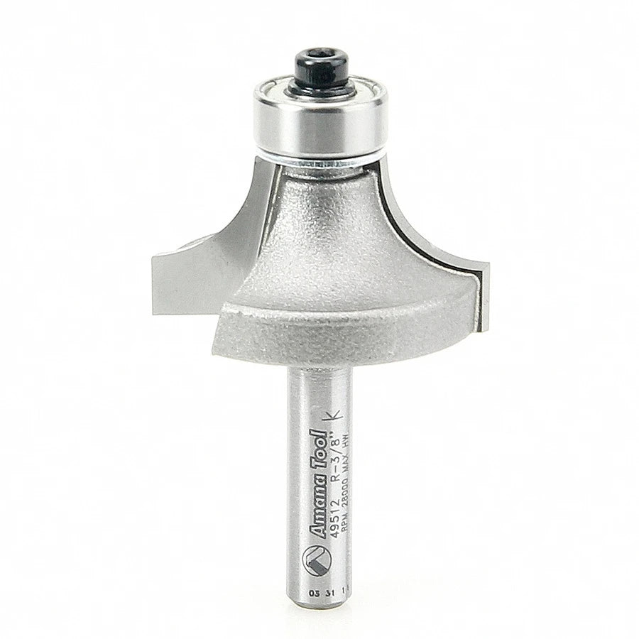 Amana Tool - 49512 - CORNER ROUND 3/8 RAD 1/4 SHK