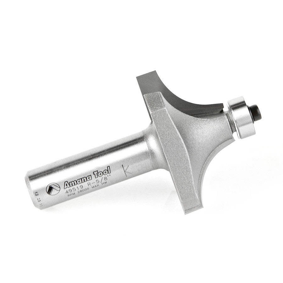 Amana Tool - 49519 - CORNER ROUND 5/8 RAD 1/2 SHK