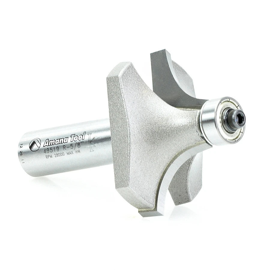 Amana Tool - 49519 - CORNER ROUND 5/8 RAD 1/2 SHK