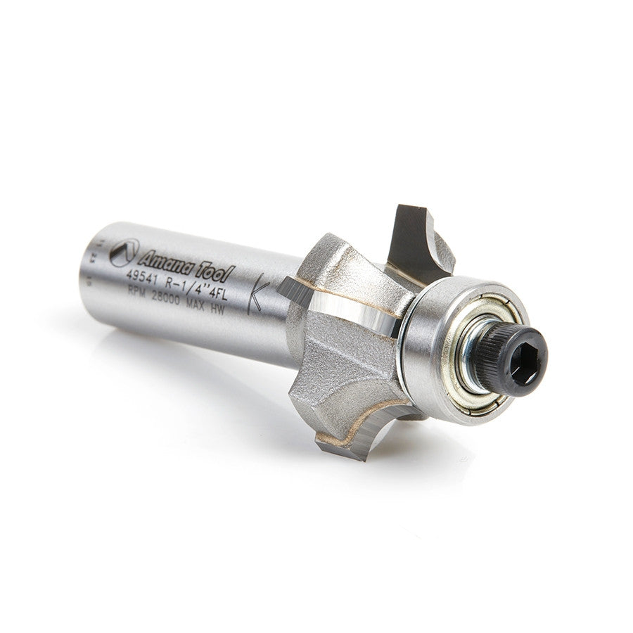 Amana Tool - 49541 - 4FL CORNER ROUND 1/4"R 1/2"SHK