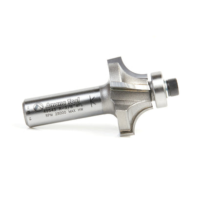 Amana Tool - 49543 - 4FL CORNER ROUND 3/8"R 1/2"SHK