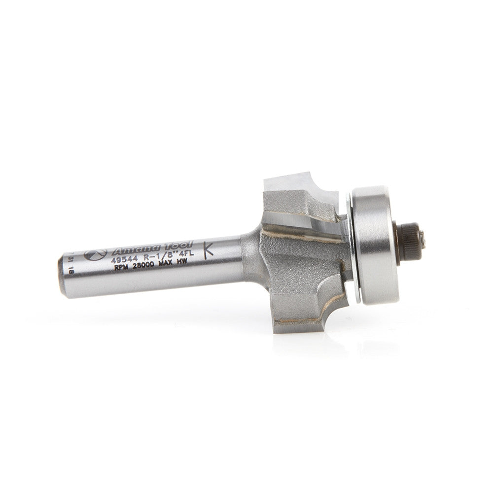 Amana Tool - 49544 - 4FL CORNER ROUND 1/8"R 1/4"SHK