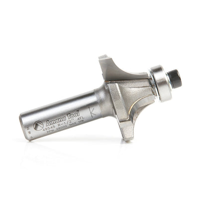 Amana Tool - 49545 - 4FL CORNER ROUND 1/2"R 1/2"SHK
