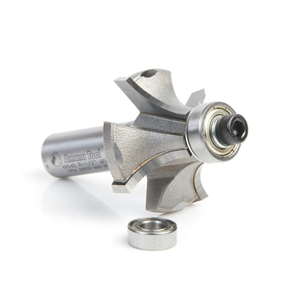 Amana Tool - 49545 - 4FL CORNER ROUND 1/2"R 1/2"SHK
