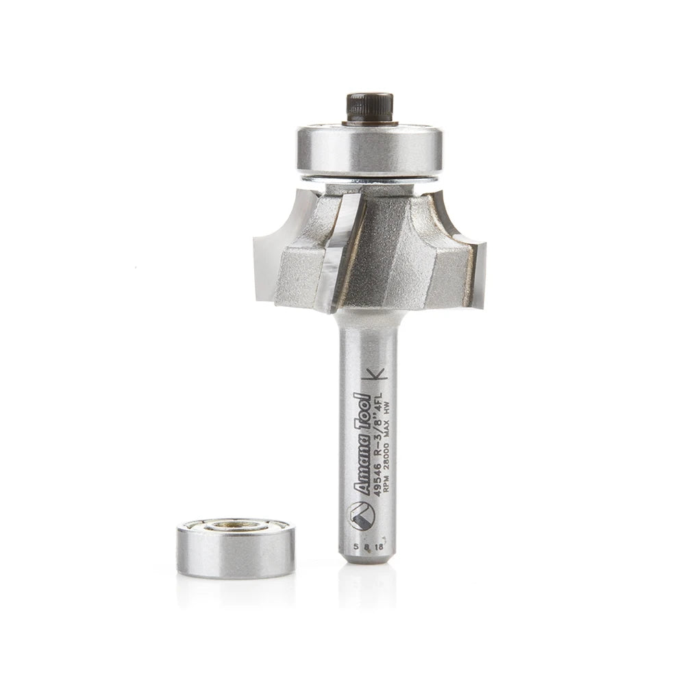 Amana Tool - 49546 - 4FL CORNER ROUND 3/16R 1/4"SHK
