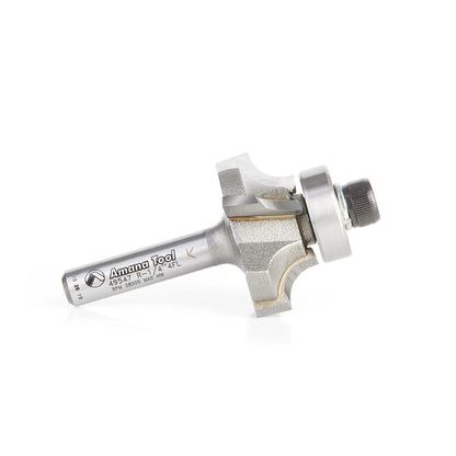 Amana Tool - 49547 - 4FL CORNER ROUND 1/4"R 1/4"SHK