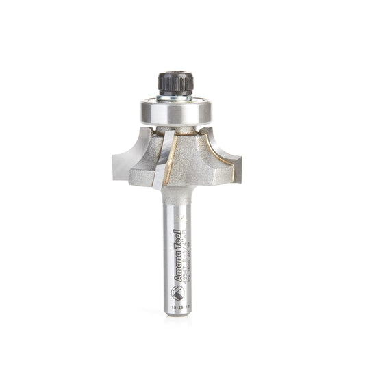 Amana Tool - 49547 - 4FL CORNER ROUND 1/4"R 1/4"SHK