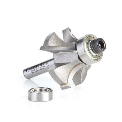 Amana Tool - 49548 - 4FL CORNER ROUND 3/8"R 1/4"SHK