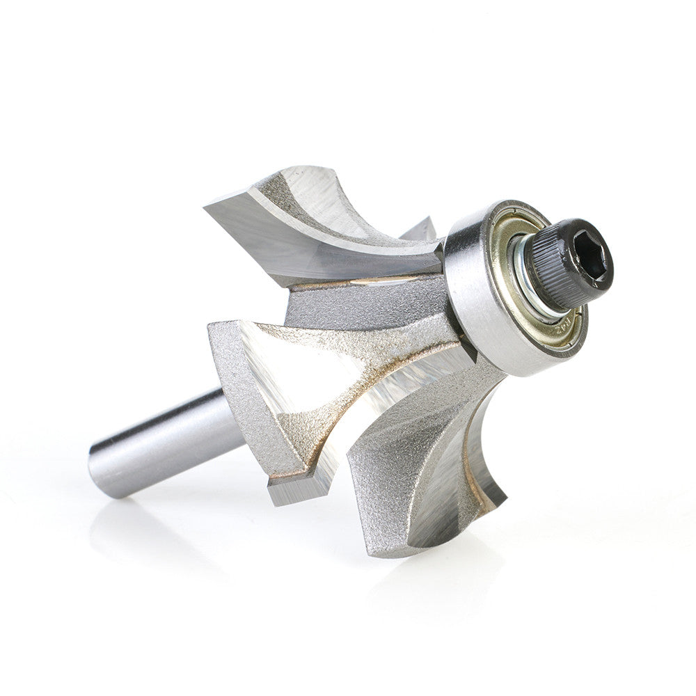 Amana Tool - 49549 - 4FL CORNER ROUND 1/2"R 1/4"SHK