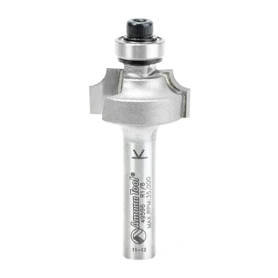Amana Tool - 49596 - BEADING BIT 1/8 RAD 1/4 SHK