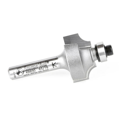 Amana Tool - 49600 - BEADING BIT 3/16 RAD 1/4 SHK