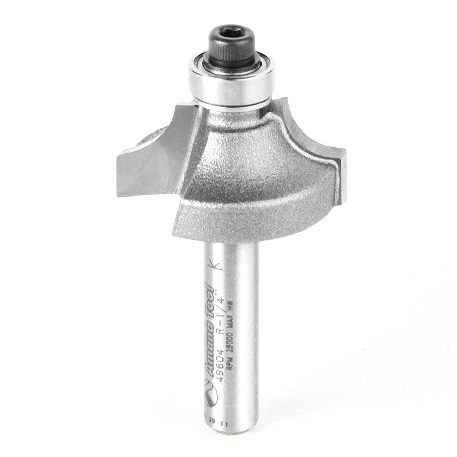 Amana Tool - 49604 - BEADING BIT 1/4 RAD 1/4 SHANK