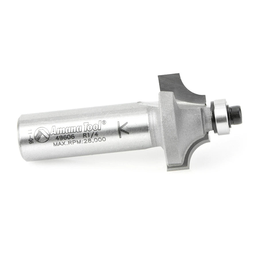 Amana Tool - 49606 - BEADING BIT 1/4 RAD 1/2 SHANK