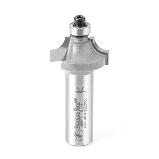 Amana Tool - 49606 - BEADING BIT 1/4 RAD 1/2 SHANK
