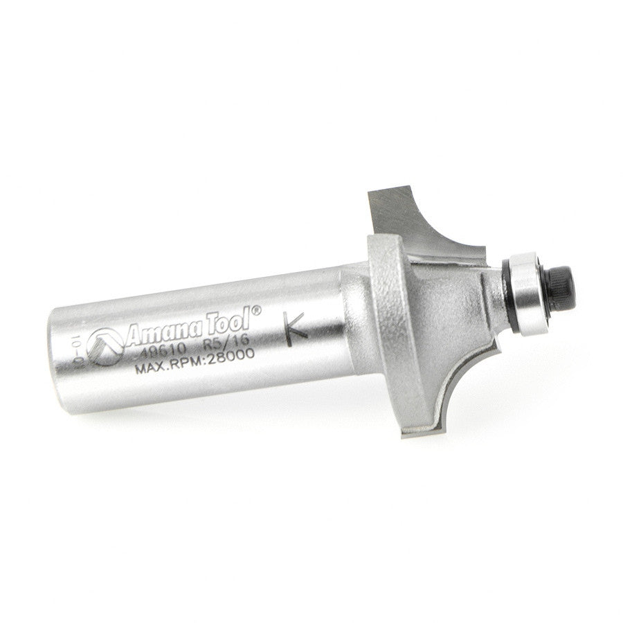 Amana Tool - 49610 - BEADING BIT 5/16 RAD 1/2 SHK