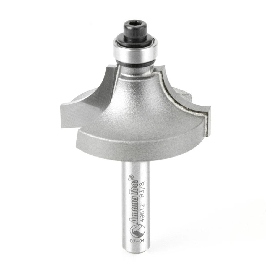 Amana Tool - 49612 - BEADING BIT 3/8 RAD 1/4 SHANK