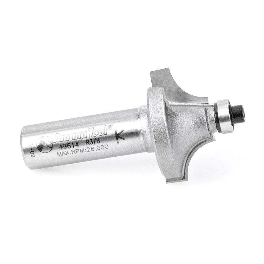 Amana Tool - 49614 - BEADING BIT 3/8 RAD 1/2 SHANK